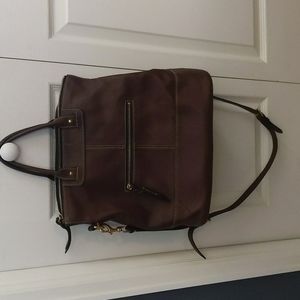 Crossbody leather bag